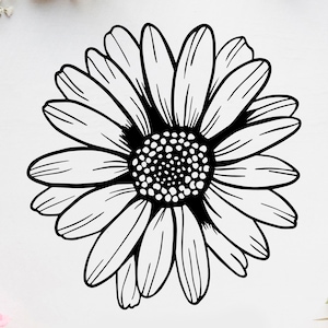 Daisy flower svg Daisy svg Flower svg Sunflower svg Daisy decal svg Daisy png Floral svg Wedding flower svg Daisy clipart Daisy sublimation