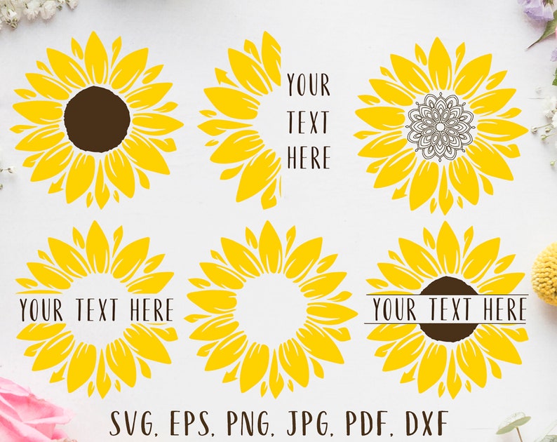 Download Sunflower MEGA bundle Sunflower decal Sunflower wedding | Etsy