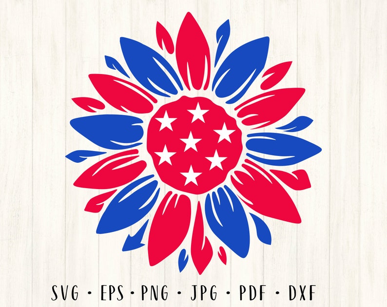 Download 4th of july svg Patriotic sunflower svg Fourth of july svg ...