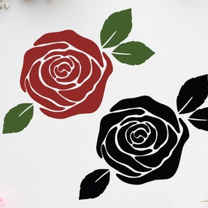 Rose svg bundle Rose cut file Rose svg Red rose svg Flower svg Rose png Rose decal svg Floral svg Rose clipart Rose clip art Flower png