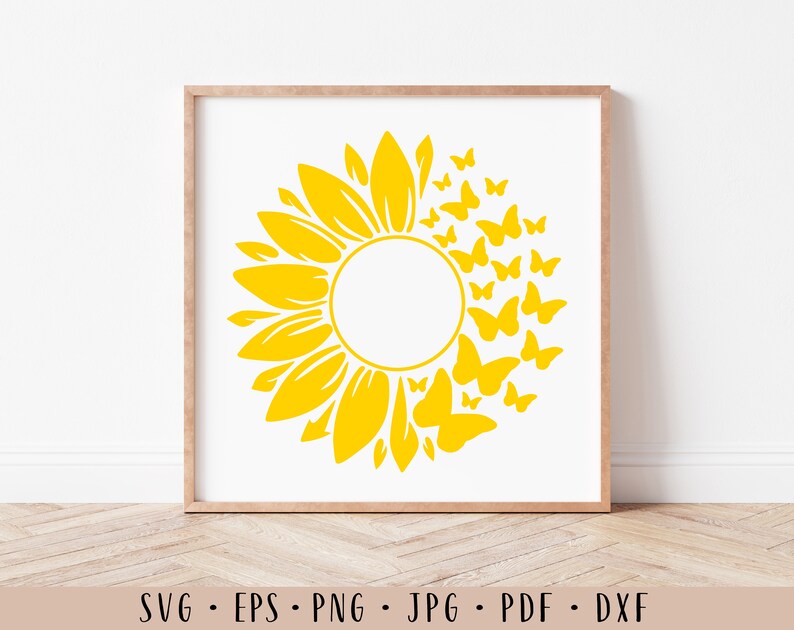 Free Free 144 Sunflower Butterfly Svg SVG PNG EPS DXF File