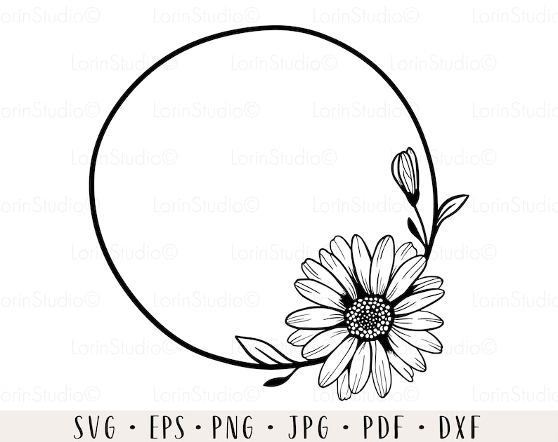 Download Daisy Wreath Svg Daisy Svg Daisy Frame Svg Flower Svg Wedding Wreath Svg Floral Frame Svg Sunflower Svg Daisy Png Floral Svg Daisy Clipart Clip Art Art Collectibles
