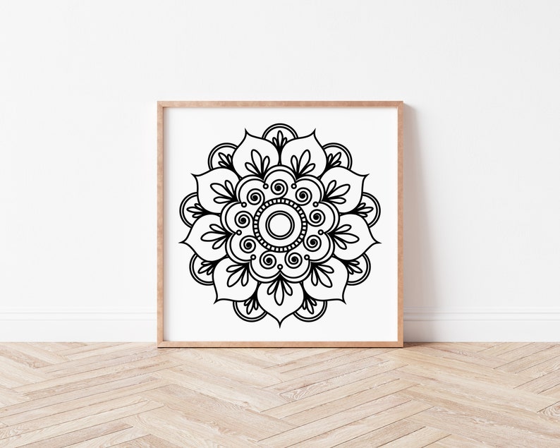 Download Clip Art Floral Mandala Svg Flower Mandala Svg Sunflower Mandala Svg Mandala Decal Svg Mandala Shirt Svg Floral Mandala Png Mandala Cut File Floral Art Collectibles