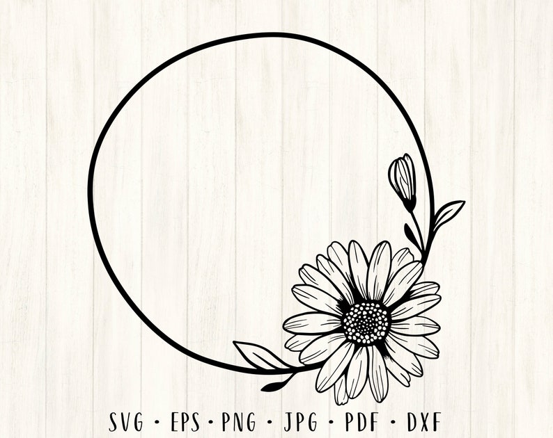 Free Free 340 Flower Svg Wreath SVG PNG EPS DXF File