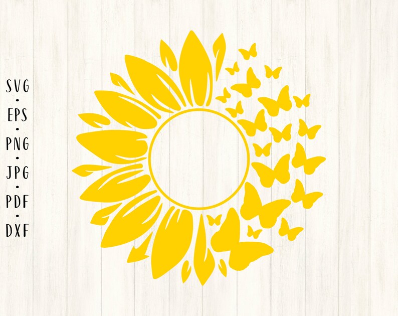 Free Free Butterfly Sunflower Svg 523 SVG PNG EPS DXF File