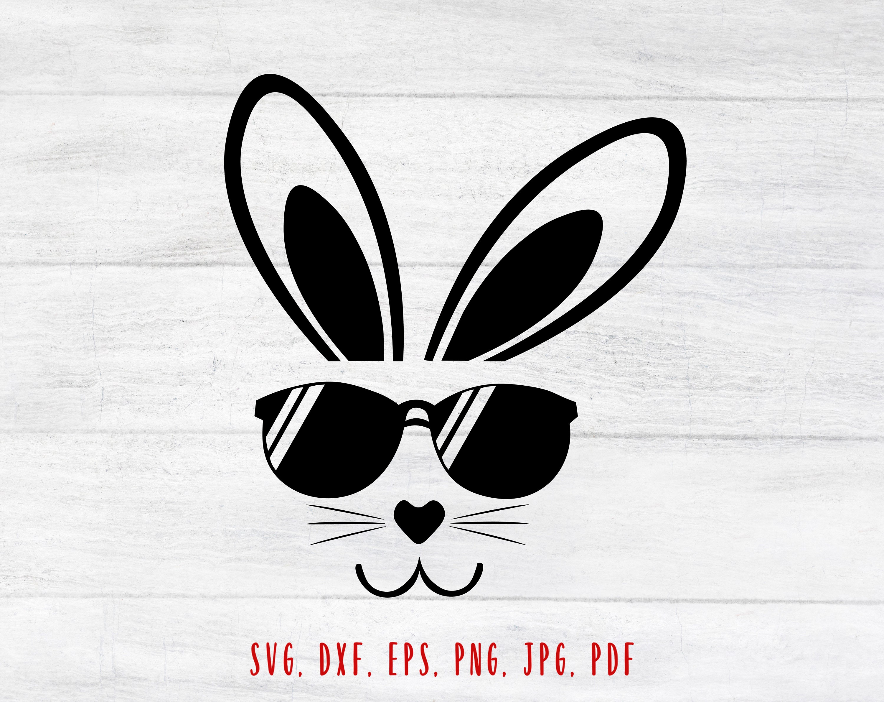 Cool Rabbit Svg Cool Bunny Svg Boy Bunny Svg Boy Rabbit Svg Cool Bunny Face Svg Bunny ...