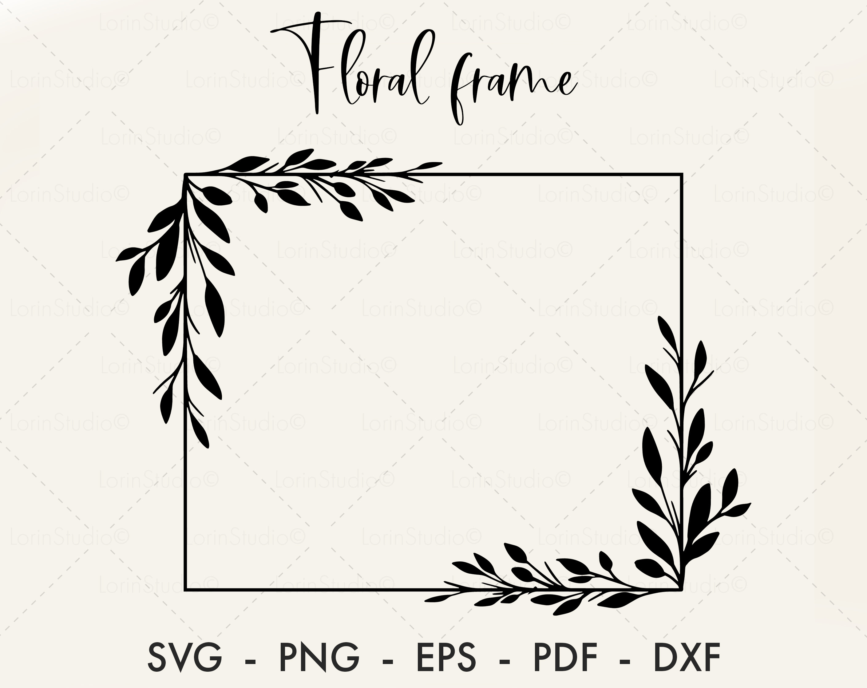 Floral frame Round  Floral frame Roses Round – Cutsunsvg