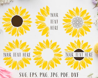 Sonnenblumen Bündel svg Sonnenblumen svg Sonnenblumen Monogramm Sonnenblumen Clipart Sonnenblumen Schneidedateien Sunflower png Floral svg Sonnenblume Hochzeit svg
