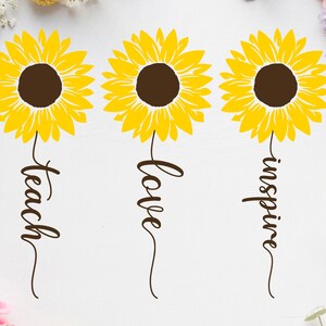 Leer liefde inspireren SVG Leraar bloem svg Leraar waardering svg Leraar svg School svg Leraar Shirt svg Leraar quote svg Leraar png