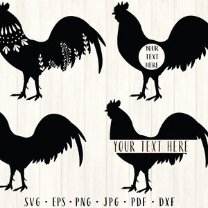 Hahn Svg Bundle Huhn Svg Hahn Png Huhn Monogramm Huhn Png Henne Svg Huhn geschnitten Datei Hahn Clipart Huhn Clipart