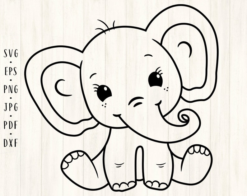 Free Free Elephant Svg Image 864 SVG PNG EPS DXF File