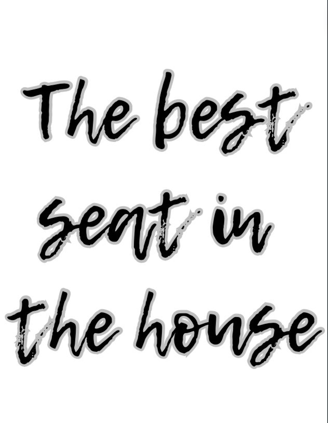 The Best Seat in the House/ Funny Bathroom Print Etsy