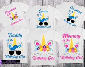 Free Free 323 Unicorn Family Birthday Svg SVG PNG EPS DXF File
