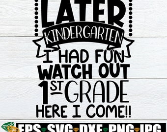 Download Goodbye Kindergarten Etsy