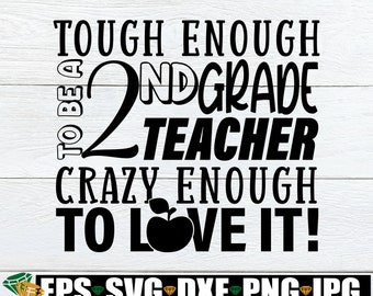 2nd Grade Svg Etsy