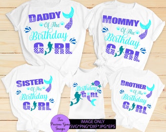 Free Free 188 Mermaid Family Birthday Svg SVG PNG EPS DXF File