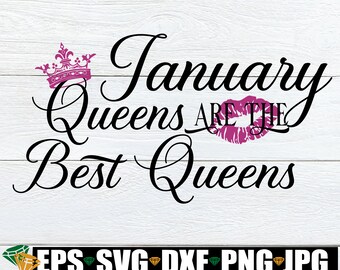 Download January Birthday Svg Etsy