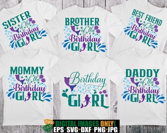 Free Free 80 Mermaid Family Birthday Svg SVG PNG EPS DXF File