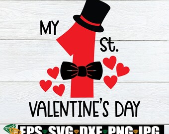Download First Valentines Svg Etsy
