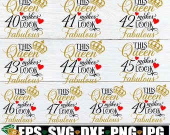 40th Birthday Queen Etsy