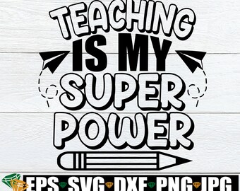 Download Super Teacher Svg Etsy