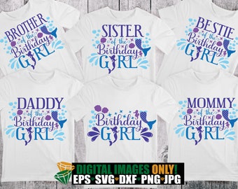 Free Mermaid 6Th Birthday Svg SVG PNG EPS DXF File