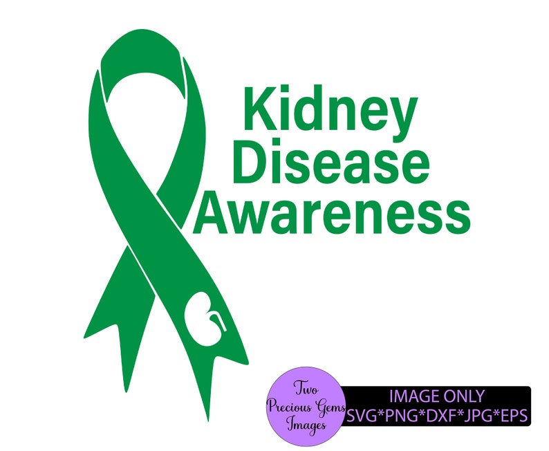 Kidney Disease Awareness. Green Ribbon. Cancer Awareness. Etsy