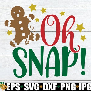 Oh Snap, Christmas svg, Broken Gingerbread Man svg, Gingerbread Cut File, Oh Snap Gingerbread, Kids Christmas,Cut FIle,SVG,Instant Download