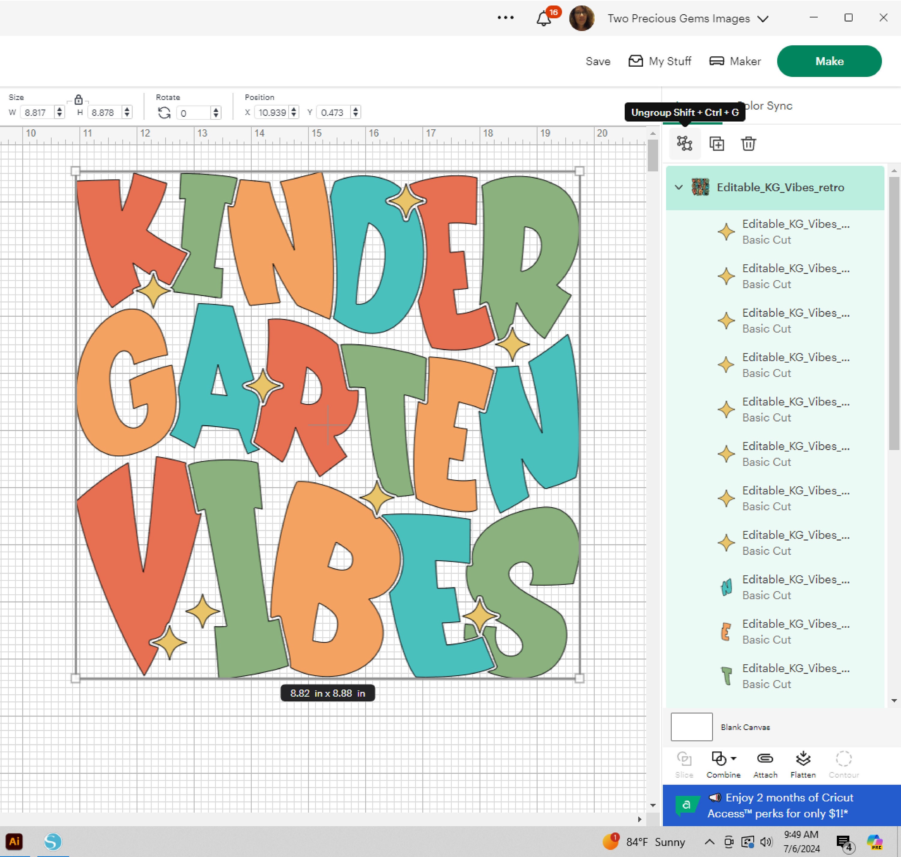 Kindergarten Vibes Svg Png Dxf, Kindergarten Svg, First Day of School ...