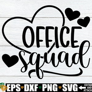 Office Squad, Front Office Shirts SVG, Matching Office Dames SVG, Front Office Squad SVG, Matching Front Office SVG, Personeel Waardering SVG