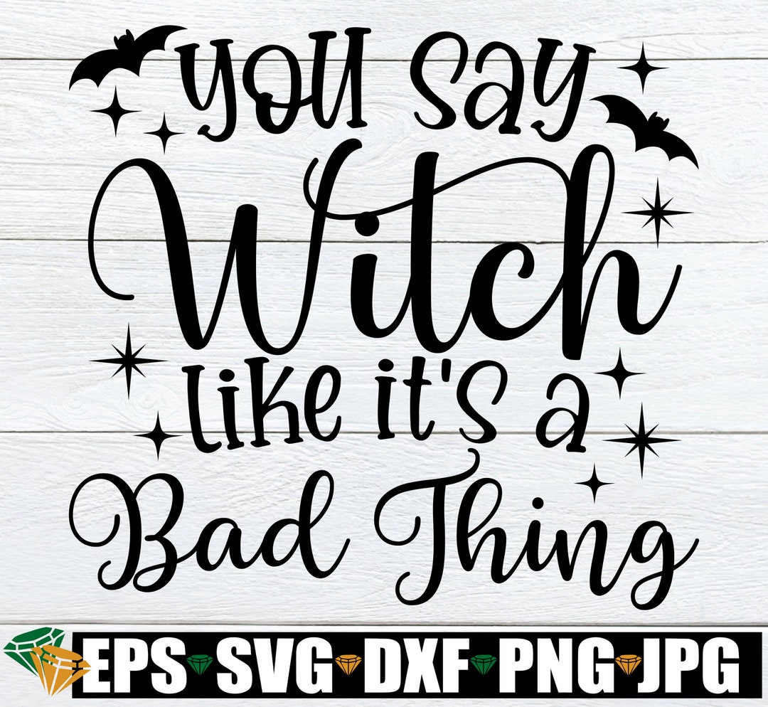 Gourde Sport 600ml Métal - "You Say Witch Like It's A Bad Thing" - Blague Humour Sorcière