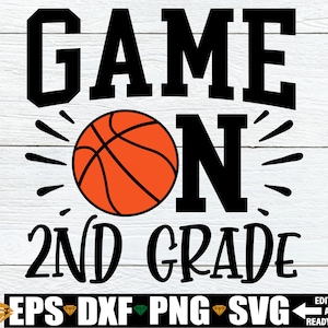 Juego en segundo grado, camisa de segundo grado svg, camisa de segundo grado para niños svg, camisa de segundo grado SVG, niños de segundo grado svg, primer día de escuela svg