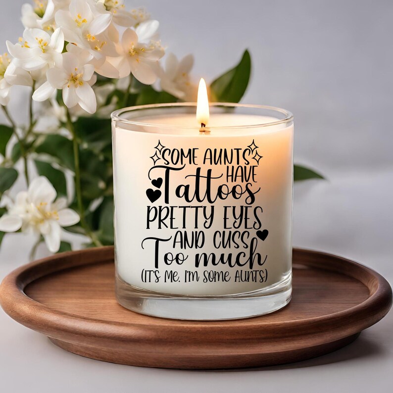Some Aunts Have Tattoos Pretty Eyes And Cuss Too Much It's Me I'm Some Aunts, Funny Aunt Quote svg, Gift For Aunt svg, Iron On PNG For Aunt image 8
