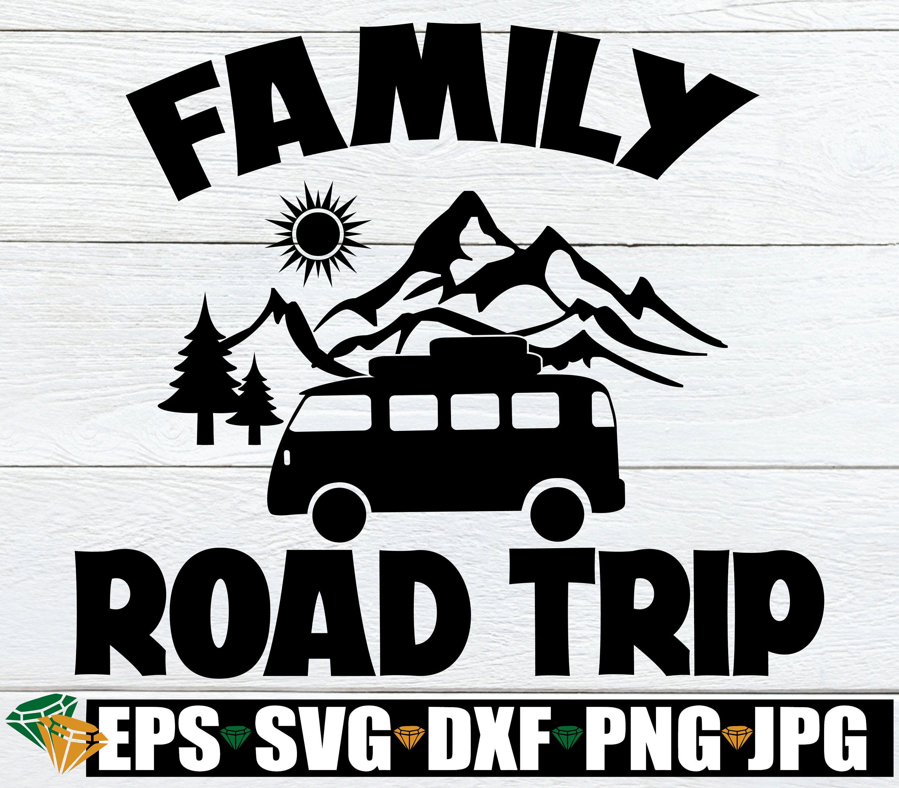 family road trip logo