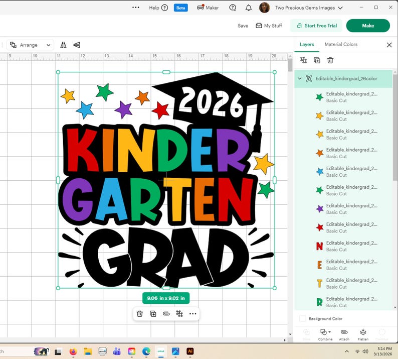 2026 Kindergarten Grad svg, 2026 Kindergarten Graduation svg png, Kinder Graduate 2026 svg png, Kindergarten Graduation Shirt svg png image 5