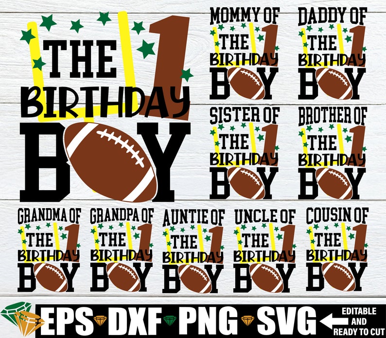 Fotbollsfödelsedagspojke, Matchande familjefotboll 1-årsdag, Matchande familjefotbollsfödelsedag, Matchande fotbollsfödelsedag, 1-årsdag bild 1