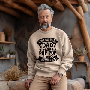 I Have Two Titles Dad And Pop Pop And I Rock Them Both, Father's Day, Pop Pop Father's Day, Grandpa Father's Day, Pop Pop gift svg image 5