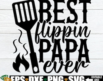 El mejor papá volteador de todos los tiempos, día del padre svg png dxf, regalo del día del padre de papá svg png, delantal de parrilla de papá svg png, abuelo día del padre svg png