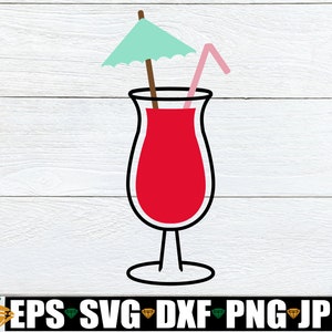 Cóctel svg, Bebida de verano Clipart, Alcohol svg, Bebida mixta svg png, Bebida tropical svg png, Cóctel Clipart, Verano svg, Descarga digital