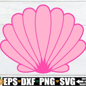 Seashell svg, Seashell Clipart, Beach svg, Beach Clipart, Ocean Clipart, Seashell Vector Image, Beach Vacation svg, Beach Digital Download