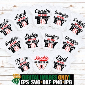 Novato del año, cumpleaños de béisbol, béisbol familiar coincidente, cumpleaños de béisbol familiar coincidente, cumpleaños de béisbol coincidente, archivo cortado, SVG