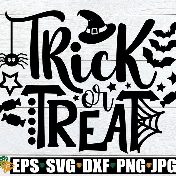 Trick or Treat, Halloween deur teken SVG, Halloween Tote SVG, Halloween klas deur teken SVG, Trick Or Treat teken PNG, Halloween SVG PNG