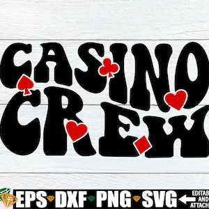 Equipaggio del casinò, Divertente vacanza di gioco d'azzardo in formato SVG, Divertenti camicie da viaggio a Las Vegas in formato SVG, Corrispondenza delle camicie da viaggio a Las Vegas in formato SVG, Camicie da casinò abbinate in formato SVG PNG