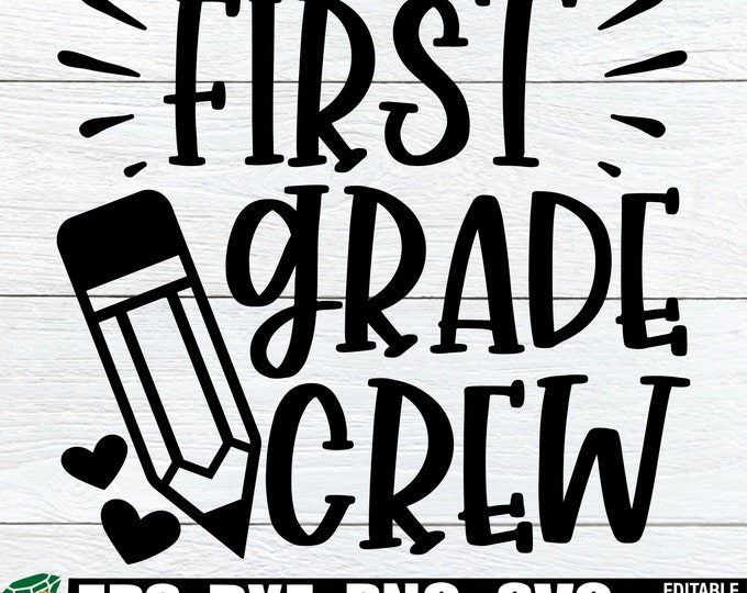First Grade Crew This item is unavailable - Etsy