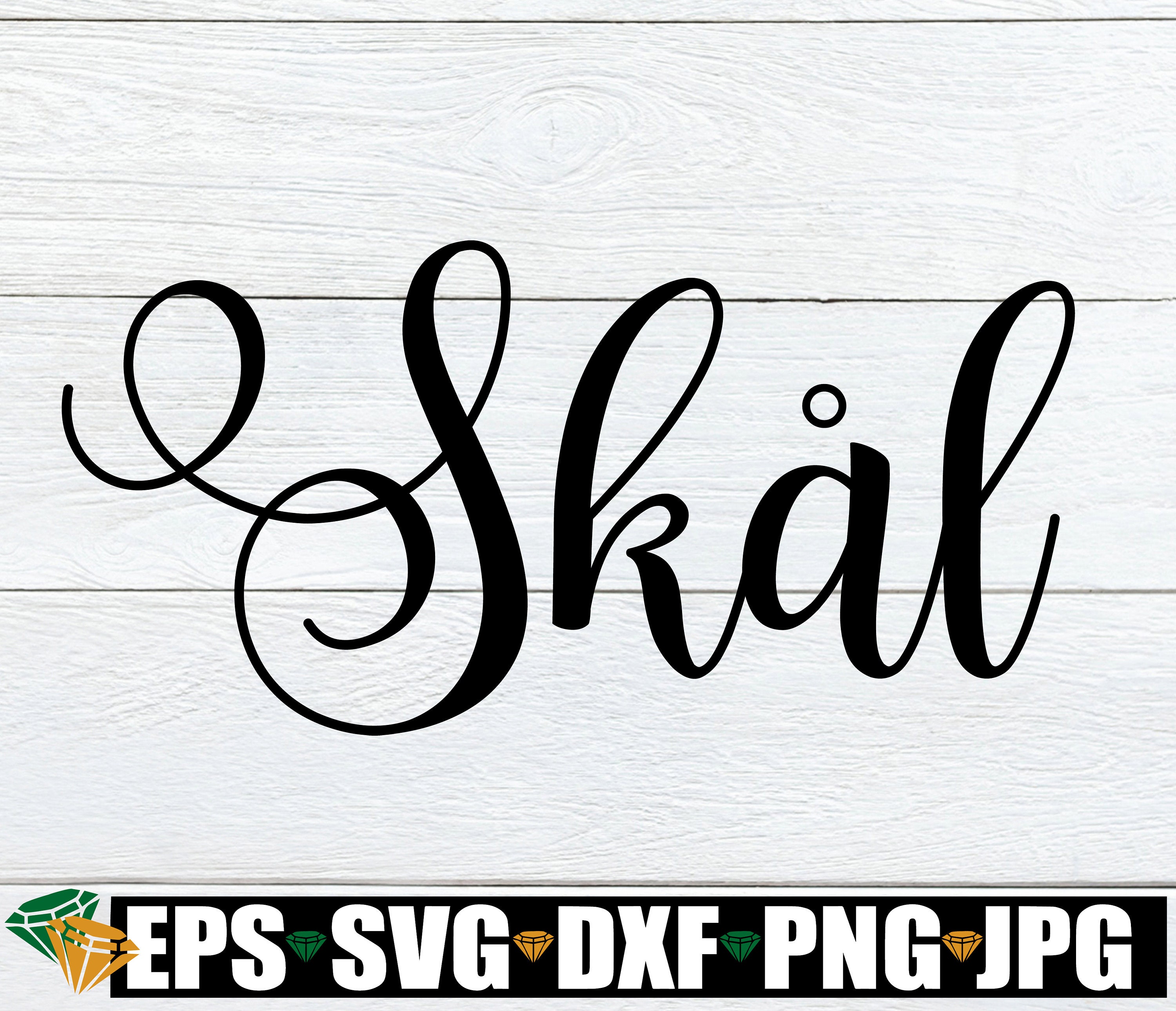 Skål. Cheers in Danish. Danish SVG. Norse Cheers. Cheers in Etsy