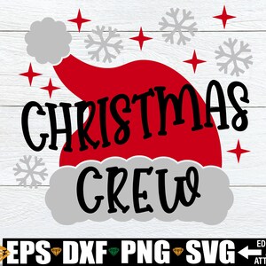 Passende Familie Weihnachten Shirts svg Cut File, Passende Familie Weihnachten Aufbügeln PNG, Christmas Crew Shirts svg