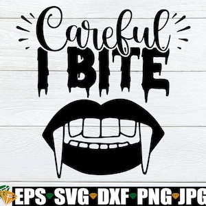 Vorsicht beiße ich, Halloween, Halloween svg, Vampir svg, Kinder Halloween, nettes Halloween, erstes Halloween, Frauenhalloween, lustiges Halloween
