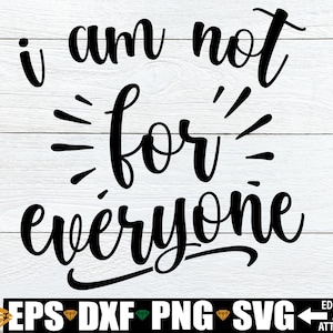 Je ne suis pas pour tout le monde svg png, sarcasme citation svg png, dicton sarcastique svg png, png svg impertinent, cadeau pour collègue svg png, svg drôle introverti