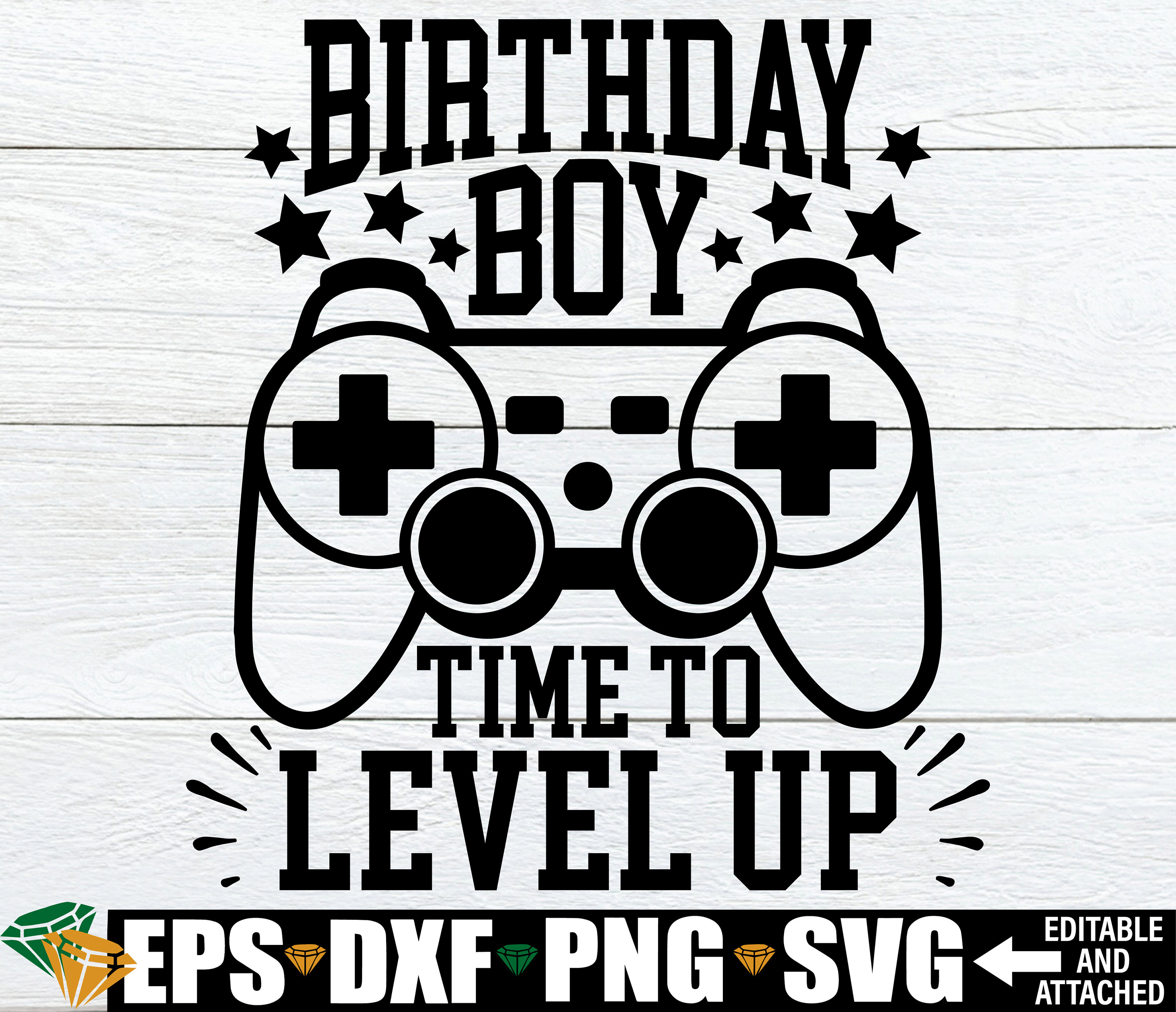 Papi of the Birthday Boy with Video Game Graphic by svgitemsstore ·  Creative Fabrica