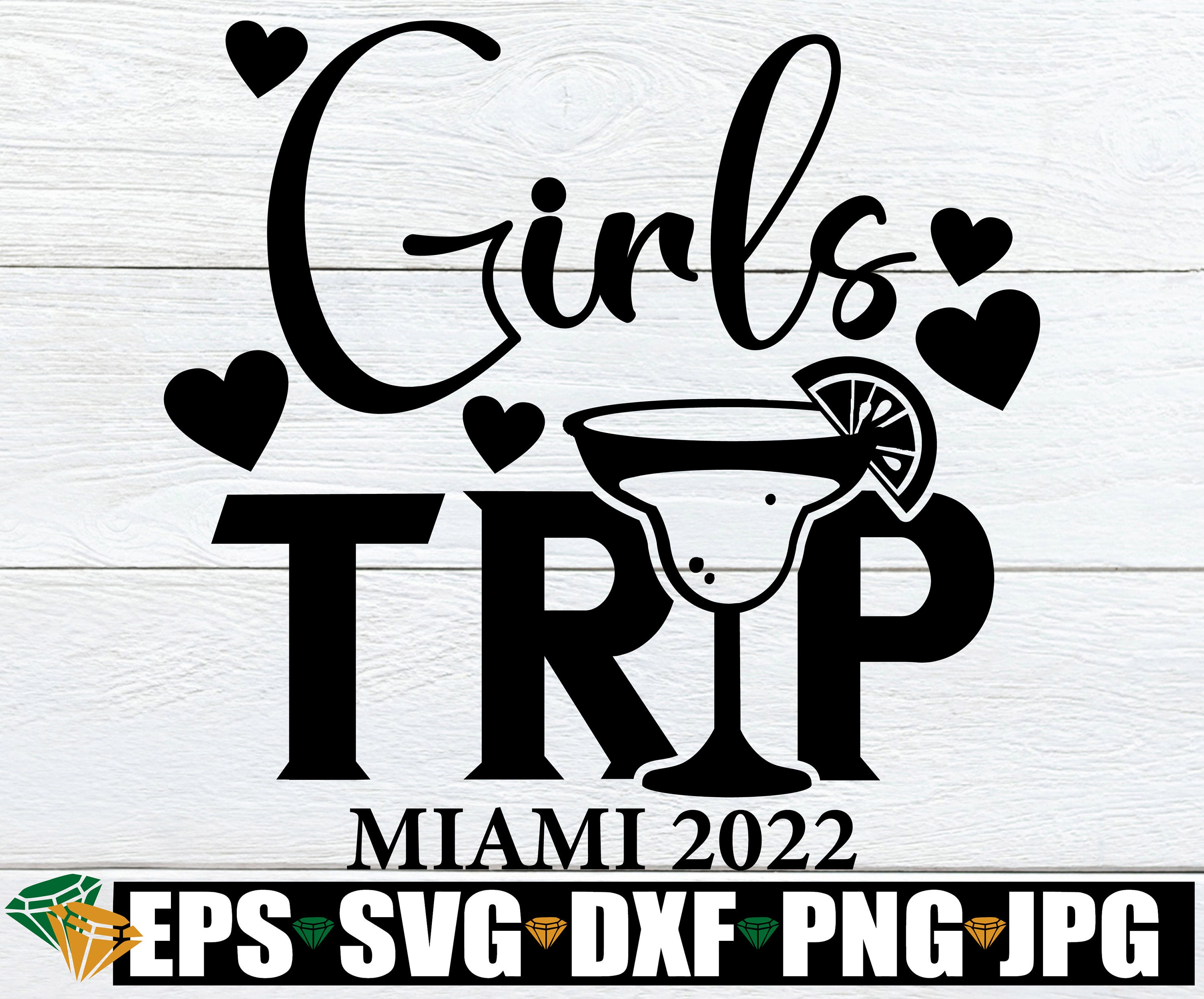 Miami Girls Trip Miami Vacation Miami Trip Matching Girls - Etsy